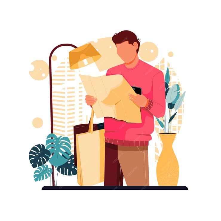 Person planning a thoughtful gift list